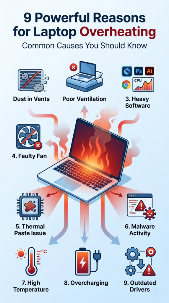9 Powerful Reasons for Laptop Overheating