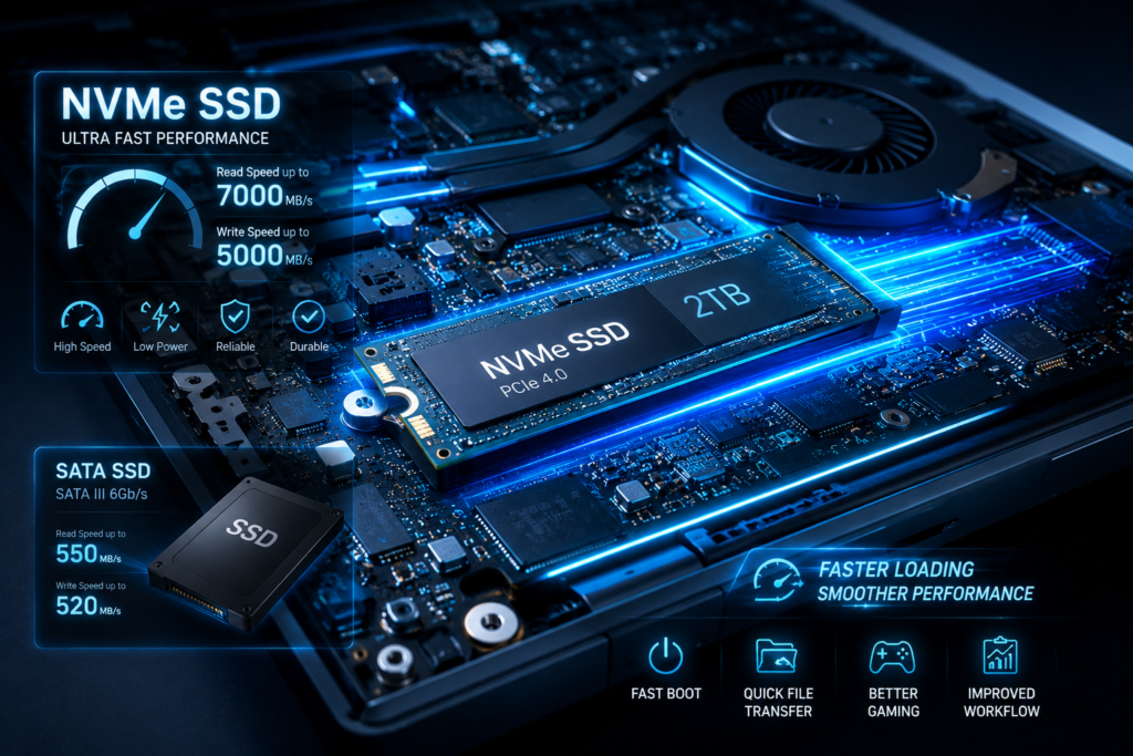 Futuristic NVMe SSD Motherboard Breakdown